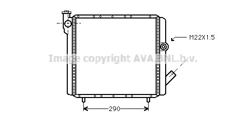 AVA QUALITY COOLING Radiators, Motora dzesēšanas sistēma RT2070